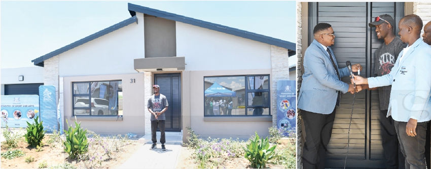 Tebogo Receives Golden Key