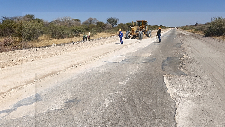 A35 Road Under Construction