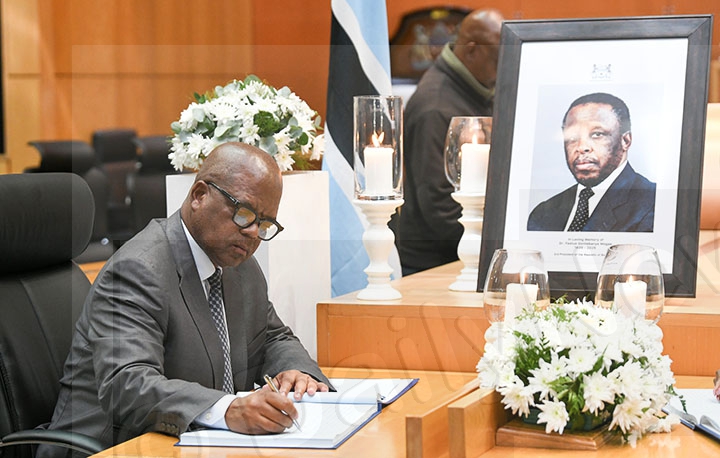 Nation Signs Condolence Book