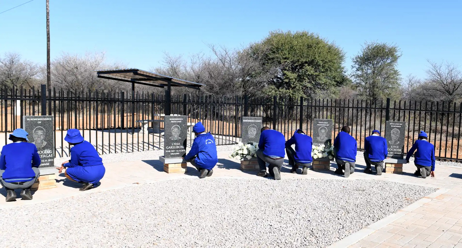 First Lady Unveils Refurbished Dutlwe Monument